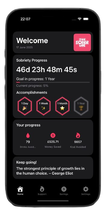 Quit Drinking App | Best Sober Tracker App Quit Alcohol | Viking Skull Apps